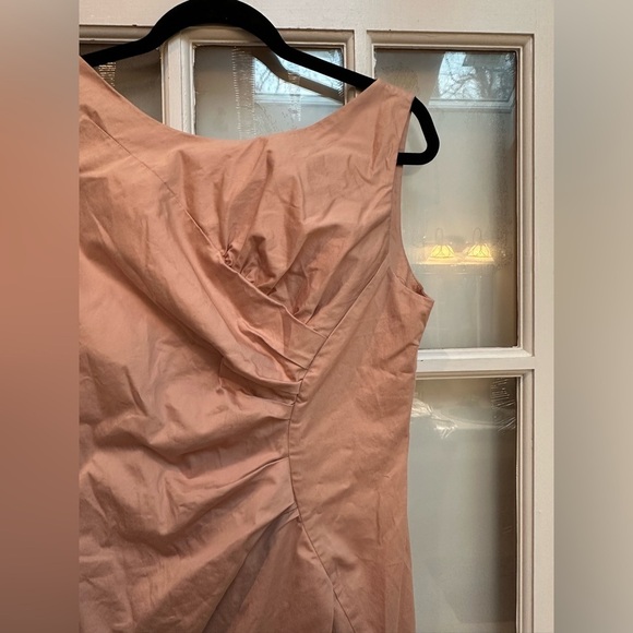 Hoss Intropia Sheath Dress Nude Pink Coral Business Cocktail Party Size US 8 Med - Picture 2 of 9